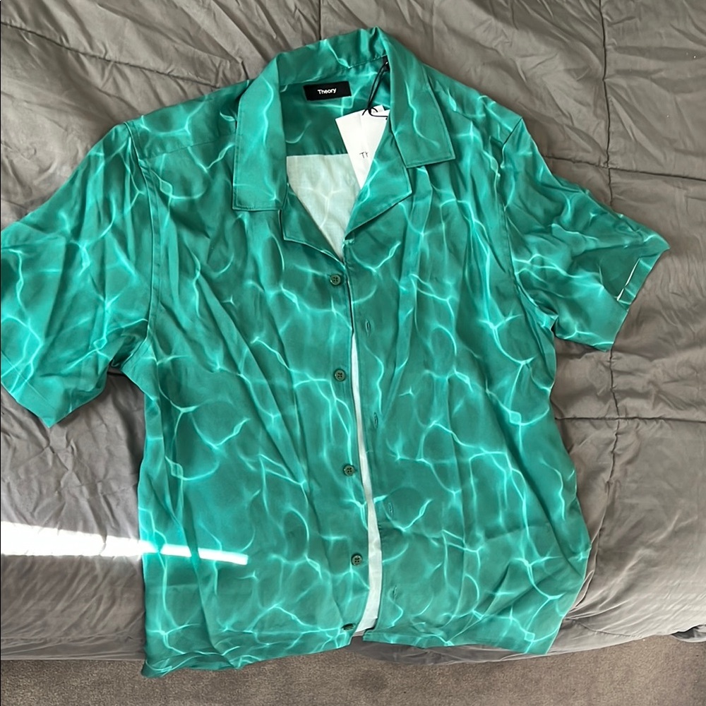 Theory Multi Ripple Print Shirt